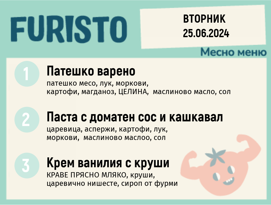 Меню 25.06 месно 200гр.