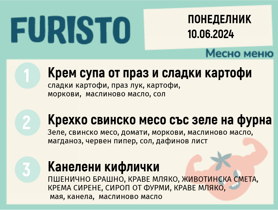 Меню 10.06 месно 300гр.