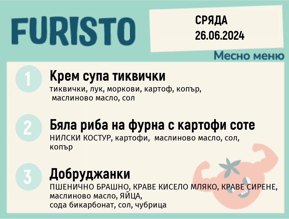 Меню 26.06 месно 300гр.