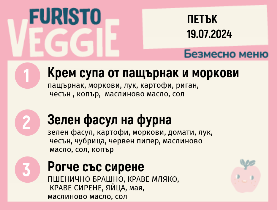 Меню 19.07 безмесно 200гр. 