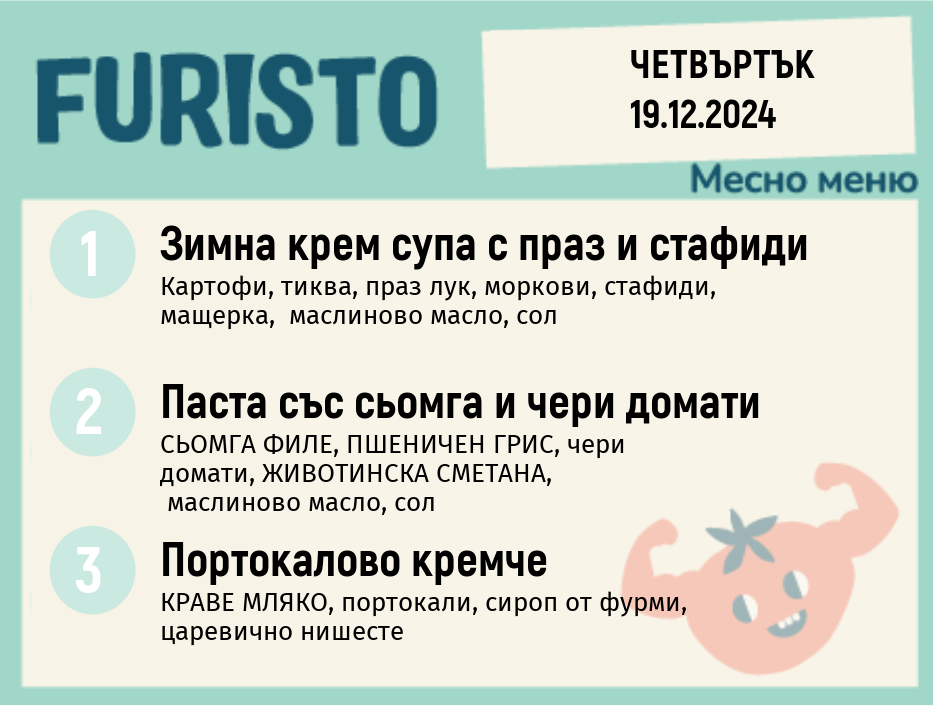 Меню 19.12 месно 200гр.