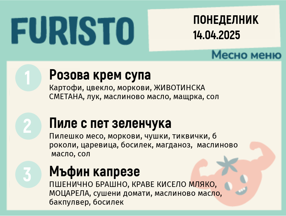 Меню 14.04 месно 200гр.