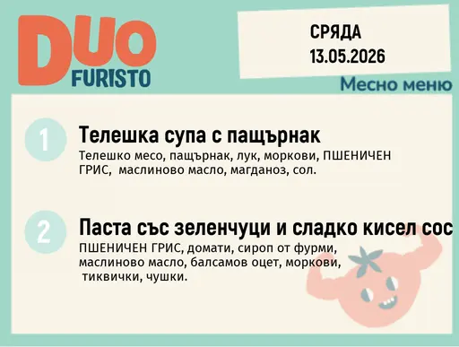 Меню 13.05 DUO 200гр.