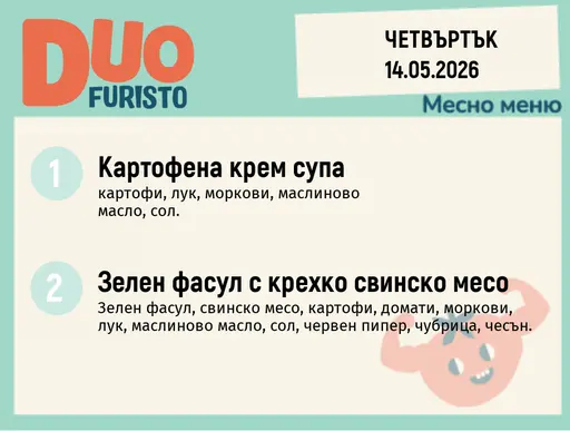 Меню 14.05 DUO 200гр.