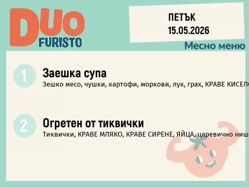 Меню 15.05 DUO 200гр.