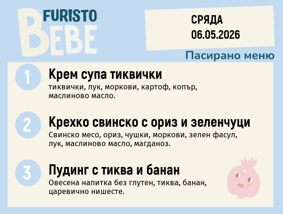 Меню 06.05 Bebe 200гр. 