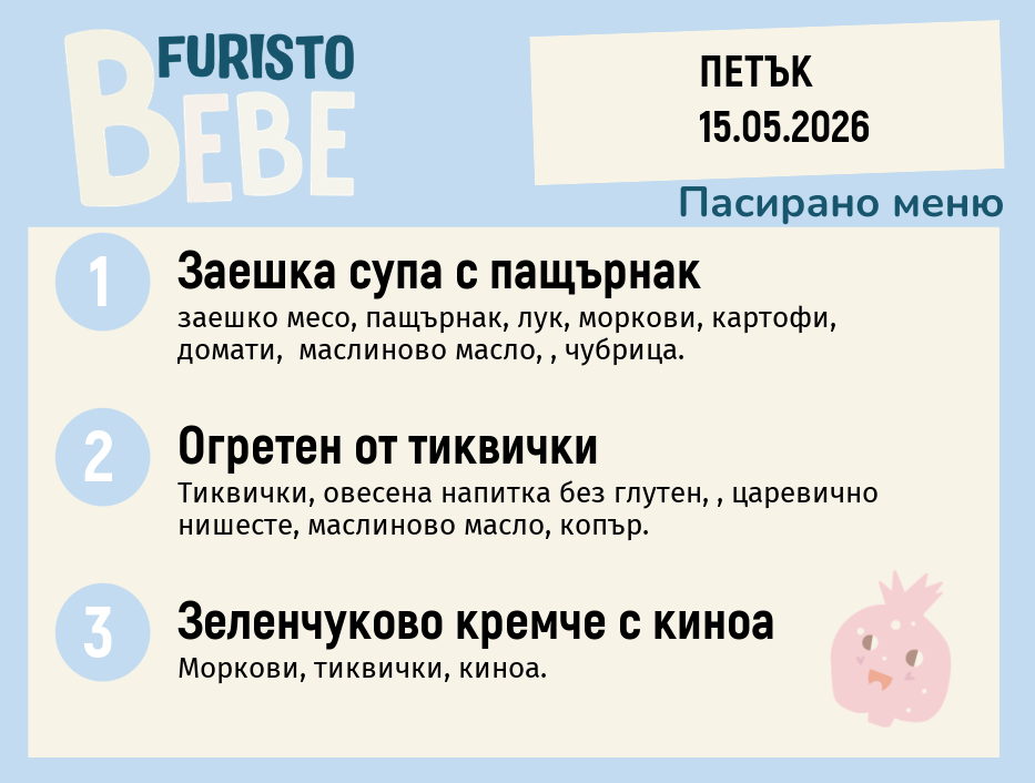 Меню 15.05 Bebe 200гр. 