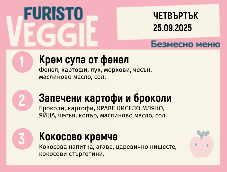 Меню 25.09 безмесно 200гр.