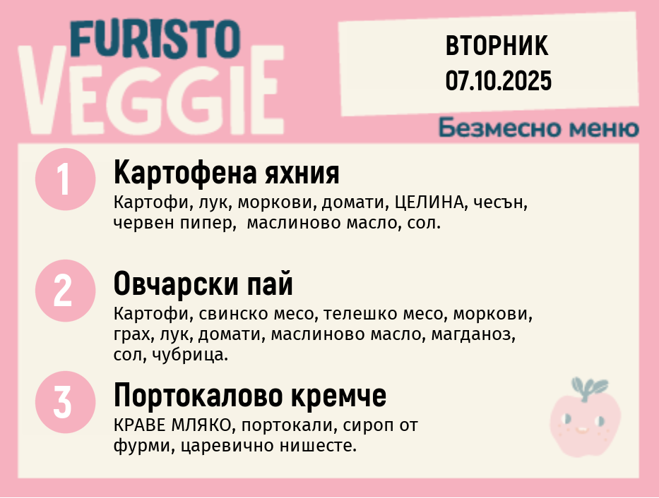 Меню 07.10 безмесно 200гр.