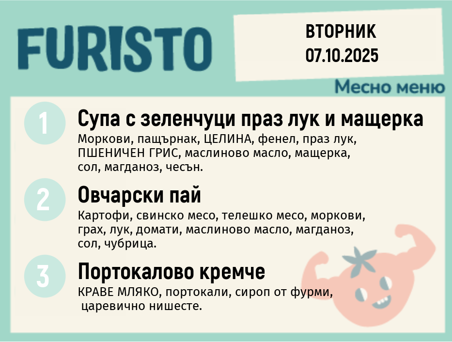 Меню 07.10 месно 200гр.