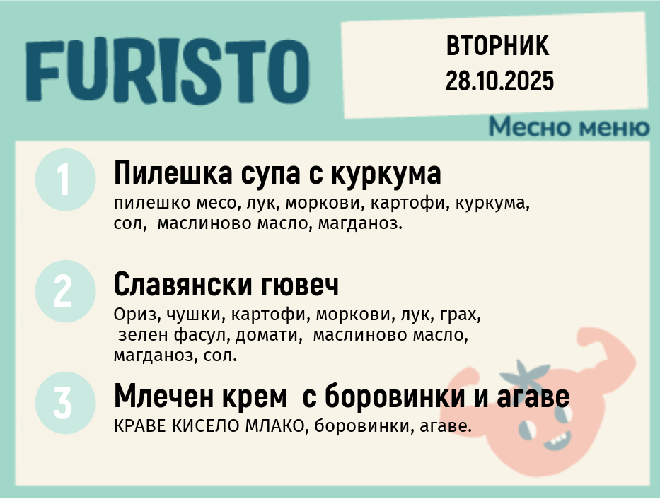 Меню 28.10 месно 200гр. 