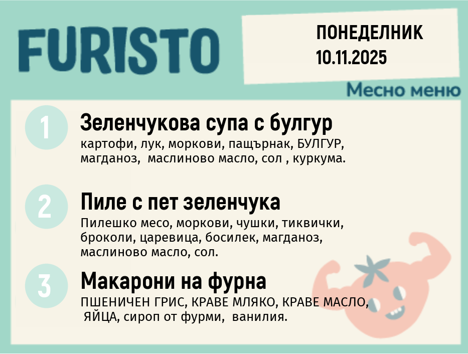 Меню 10.11 месно  200гр.