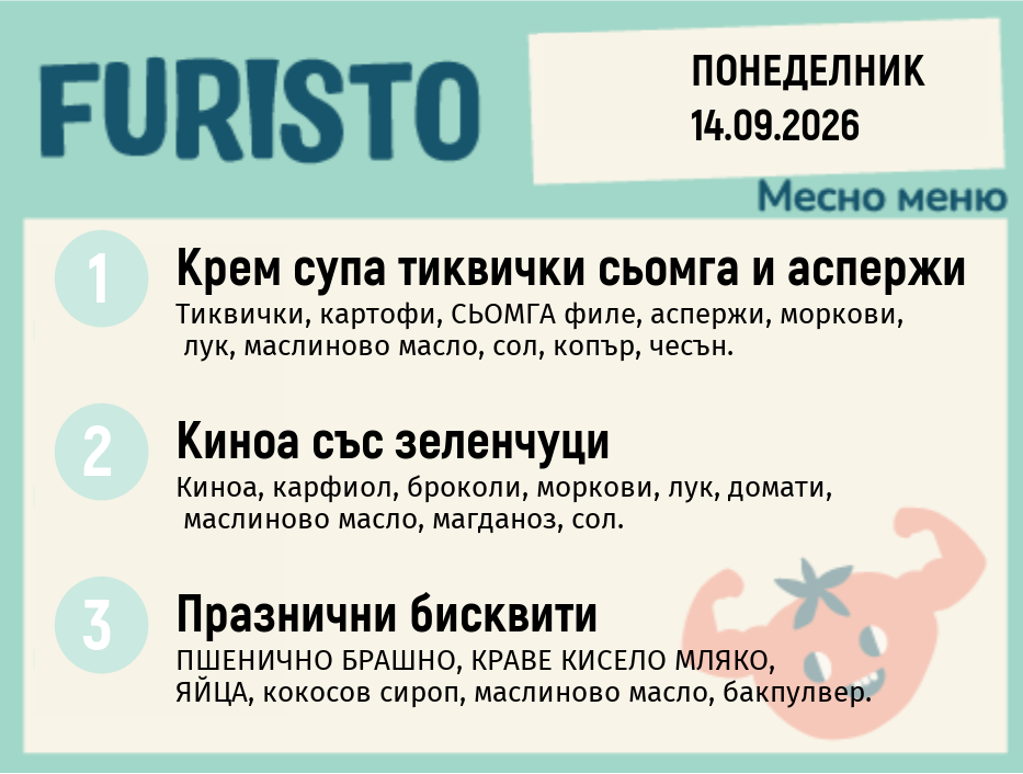 Меню 14.09 месно 200гр.