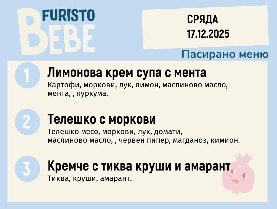 Меню 17.12 Bebe 200гр. 