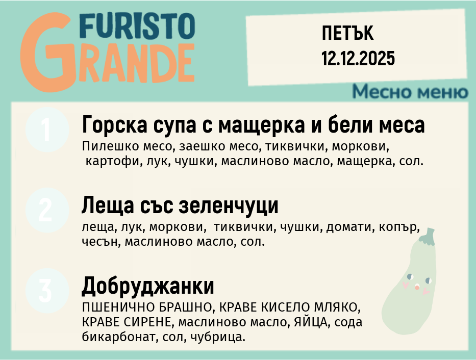 Меню 12.12 месно 300гр.