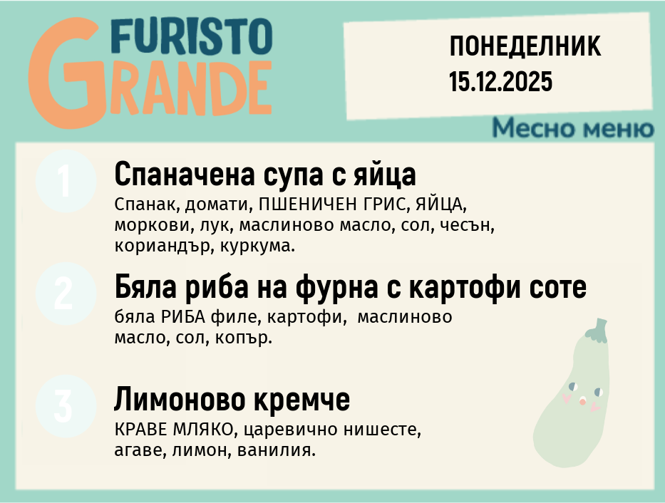 Меню 15.12 месно 300гр.