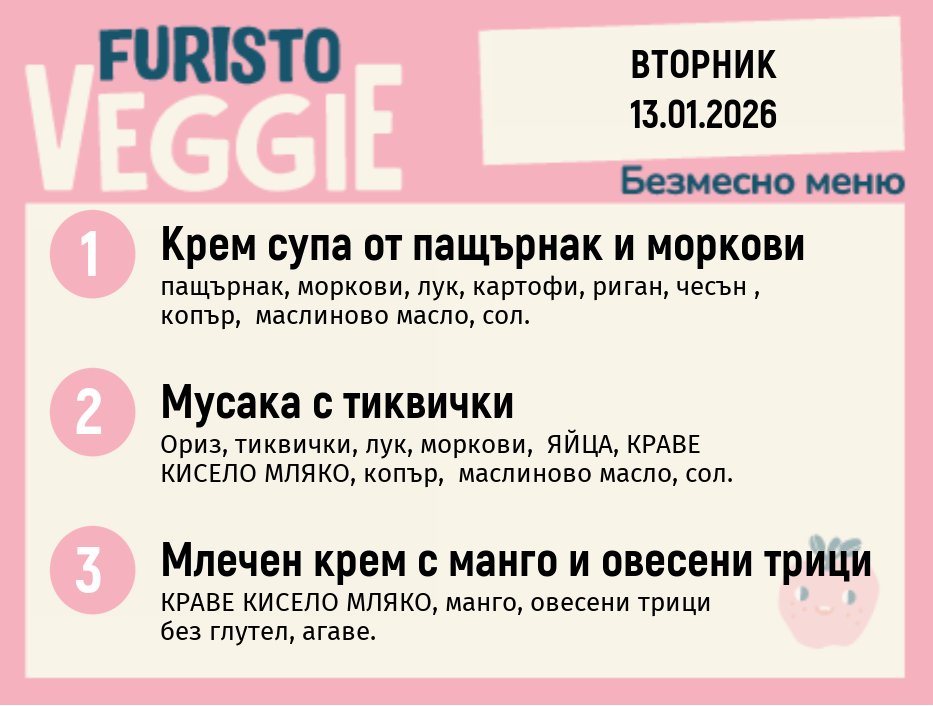 Меню 13.01 безмесно  200гр.