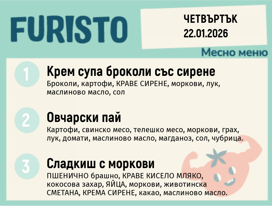 Меню 22.01 месно 200гр.