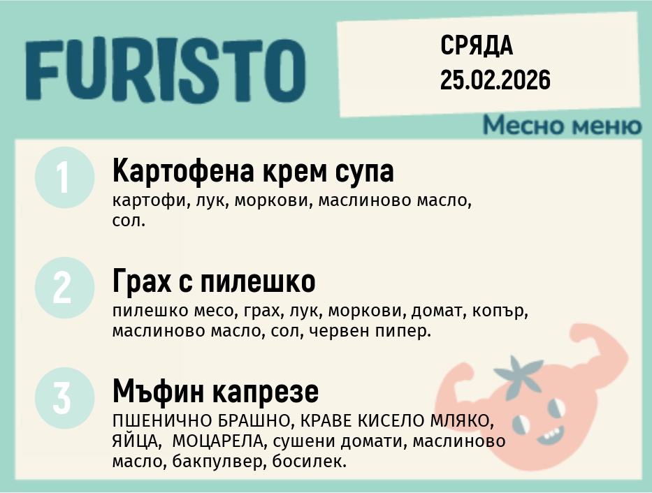 Меню 25.02 месно 200гр. 