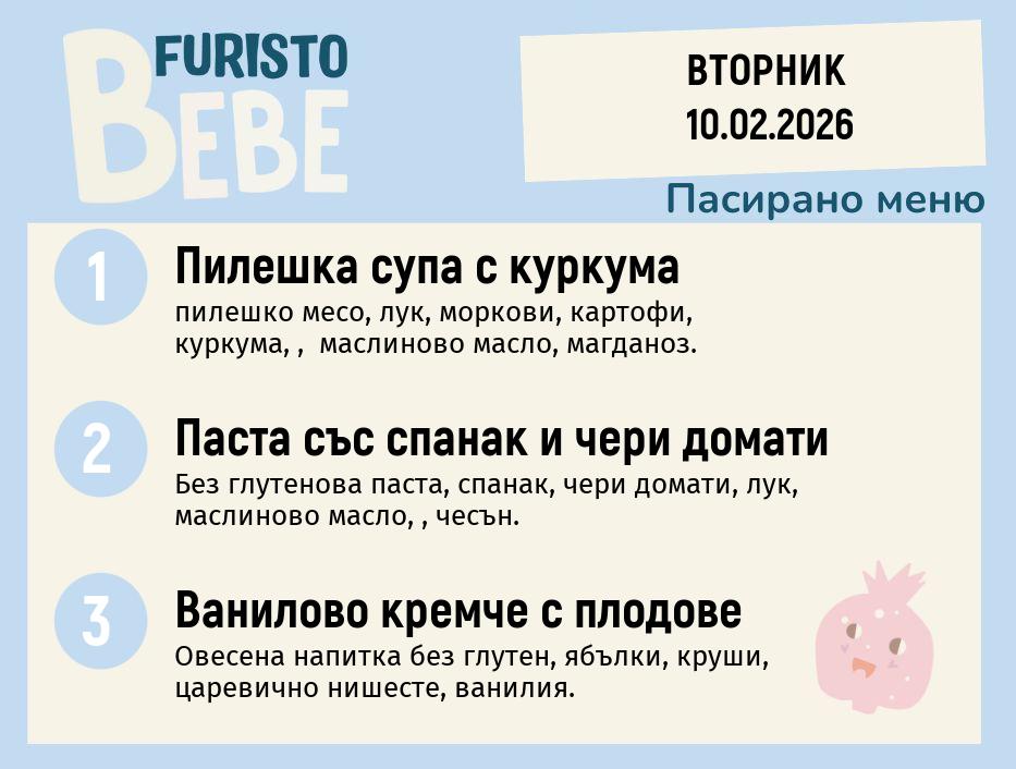 Меню 10.02 Bebe 200гр.