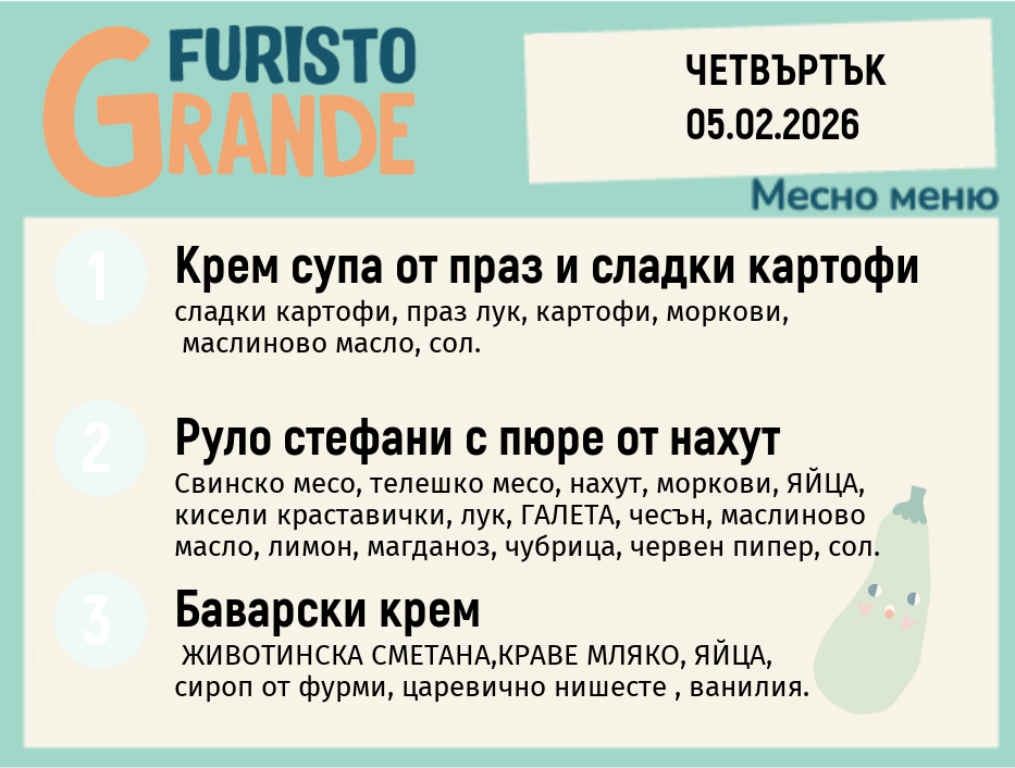 Меню 05.02 месно 300гр.