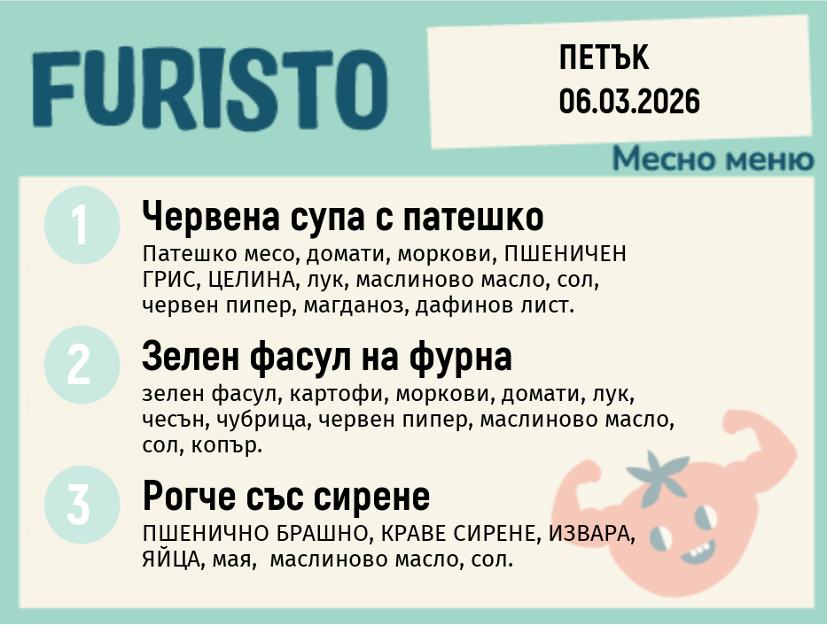 Меню 06.03 месно  200гр.