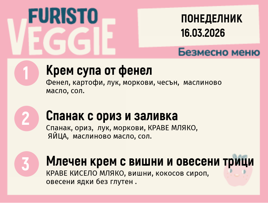 Меню 16.03 безмесно 200гр. 