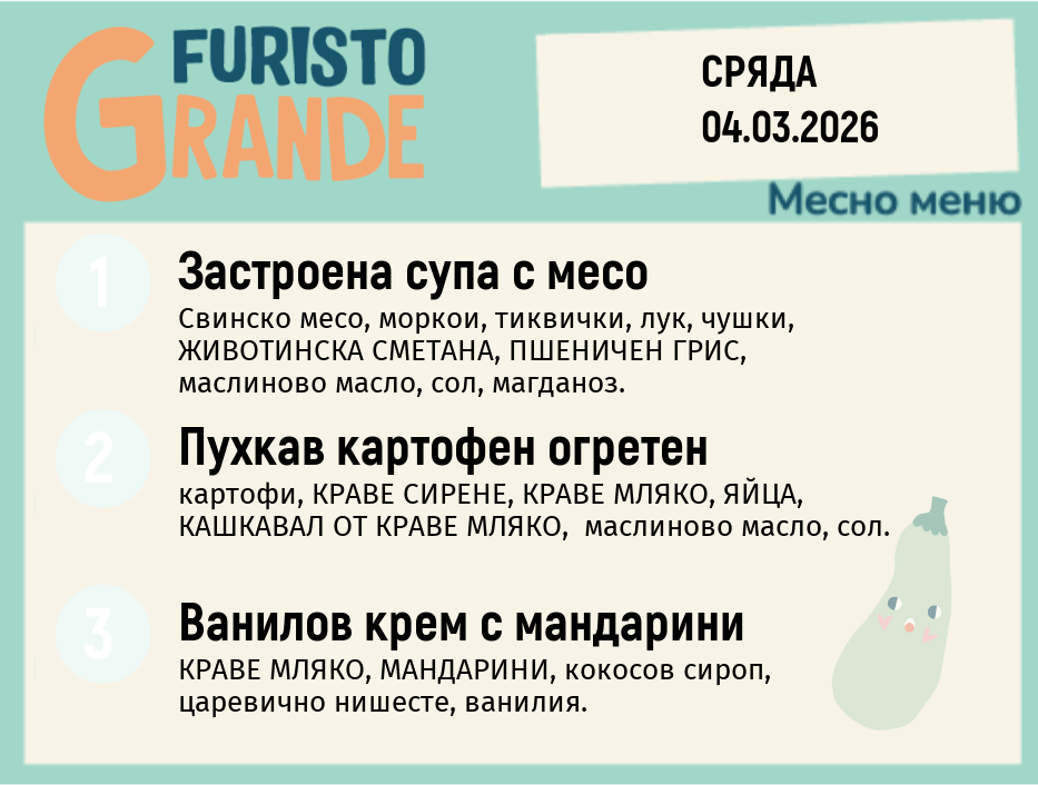 Меню 04.03 месно 300гр. 