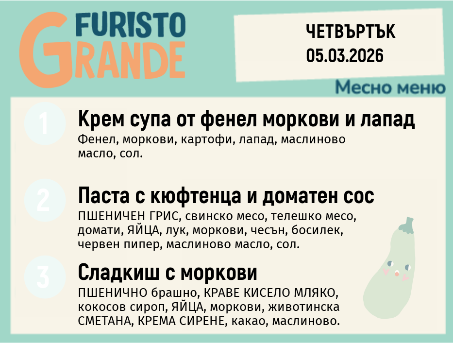 Меню 05.03 месно 300гр.