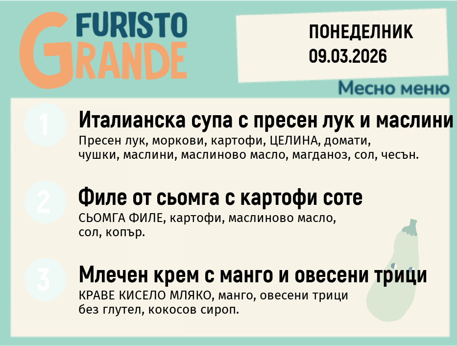 Меню 09.03 месно  300гр.