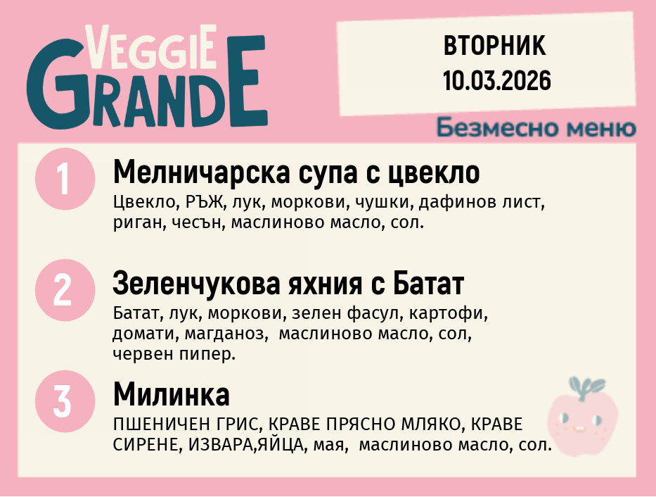 Меню 10.03 безмесно  300гр.