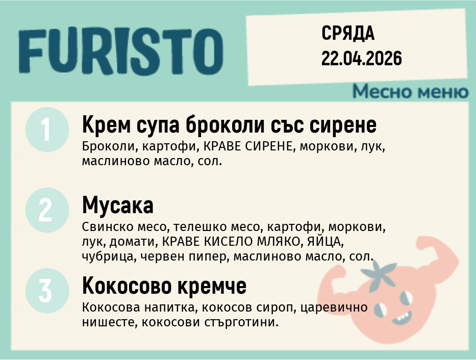 Меню 22.04 месно 200гр.