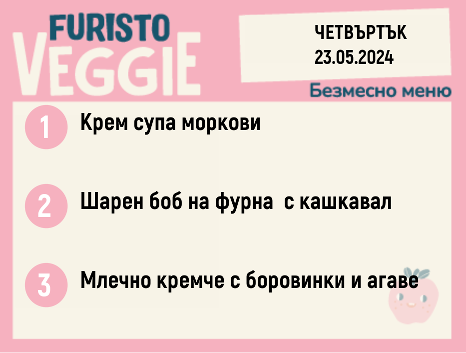 Меню 23.05 безмесно 200гр.