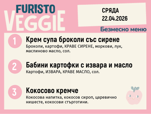 [DY.03.26.9531] Меню 22.04 безмесно 200гр. 