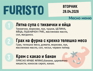 Меню 28.04 месно 200гр.