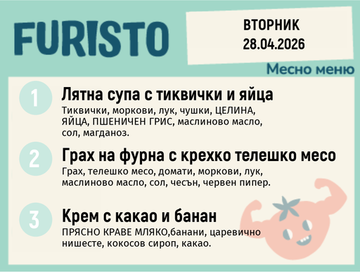 [DY.03.26.9542] Меню 28.04 месно 200гр.