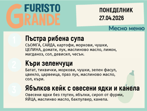 [DY.03.26.9624] Меню 27.04 месно 300гр.