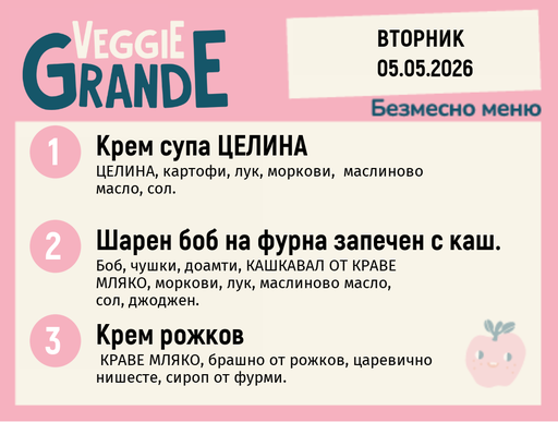[DY.04.26.9962] Меню 05.05 безмесно 300гр.