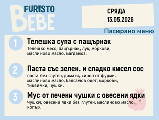 Меню 13.05 Bebe 200гр. 