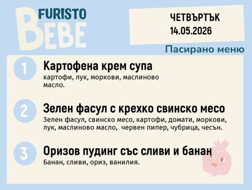 [DY.04.26.10199] Меню 14.05 Bebe 200гр. 