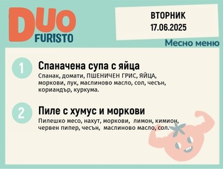 Меню 17.06  DUO 200гр.