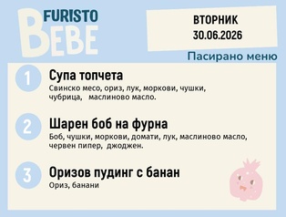 Меню 30.06 Bebe 200гр.
