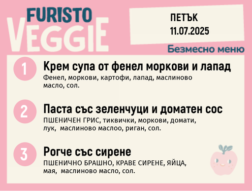 [DY.05.25.5559] Меню 11.07 безмесно 200гр.