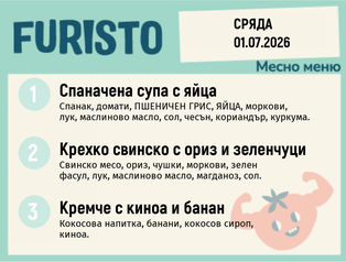 Меню 01.07 месно 200гр.