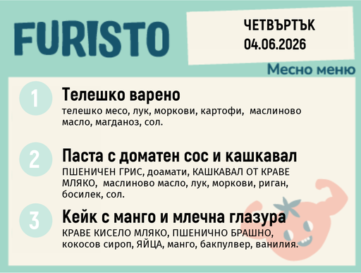[DY.05.26.10280] Меню 04.06 месно 200гр. 