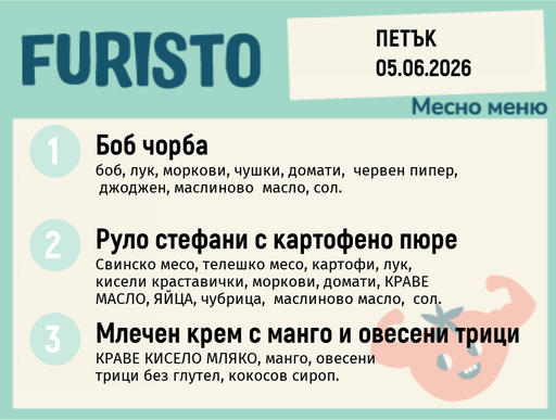 [DY.05.26.10282] Меню 05.06 месно 200гр.