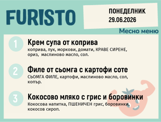 Меню 29.06 месно 200гр.