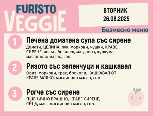 [DY.07.25.5974] Меню 26.08 безмесно 200гр.