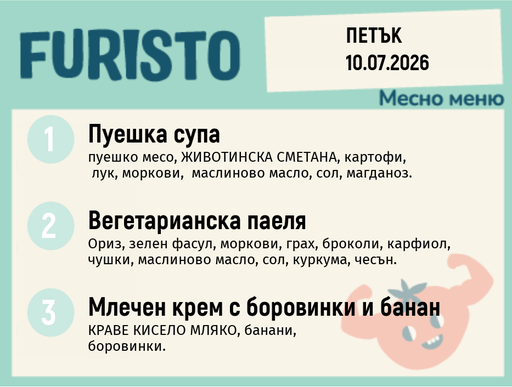 [DY.06.26.10725] Меню 10.07 месно 200гр.