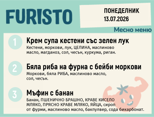 [DY.06.26.10729] Меню 13.07 месно 200гр.